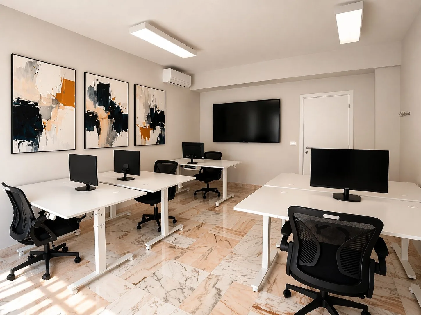 Vista degli spazi interni di Reengineering Nexus Coworking a Cosenza